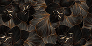 Delightful Floral Pattern Cafe Wallpaper