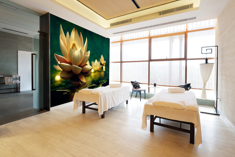 Delightful Lotus Spa Wallpaper