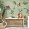 Diversified Tropical Pattern Chinoiserie Wallpaper