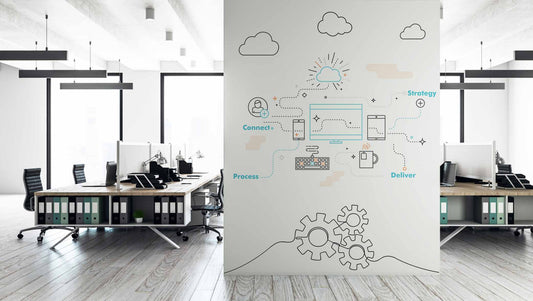 Ecommerce Company Theme Office Wallpaper