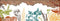 Elegant Floral With Brick Pattern Cafe Wallpaper