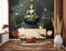 Elegant Golden Statue Theme Buddha Wallpaper