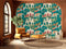 Elephant And Horses In Mughal Dynasty Indian Pattern Wallpaper