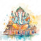 Enlightened Path Ganesh Ji Wallpaper