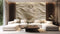 Epic Marble Textured Girl Face Pattern Abstract Wallpaper