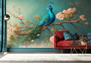 Eye Catching 3D Peacock Wallpaper