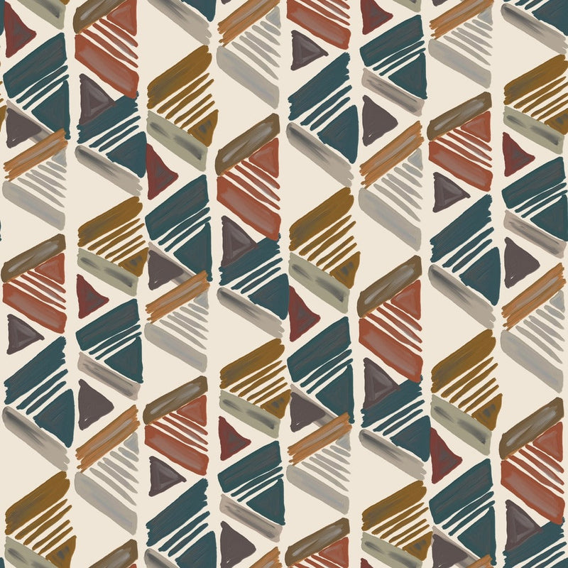 Eye Catching Triangular Textured Geometric Wallpaper