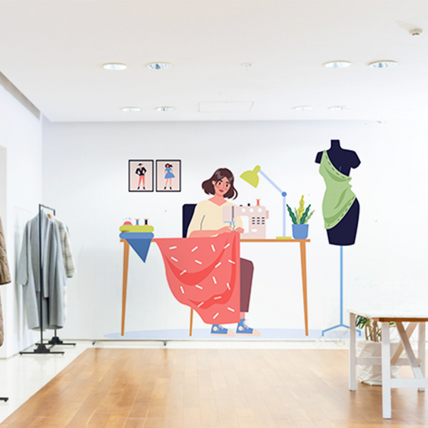 Fashion Designer Look Boutique Wallpaper – Myindianthings