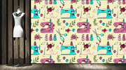 Floral Designed Boutique Wallpaper