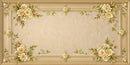 Floral Frame Theme Ceiling Wallpaper