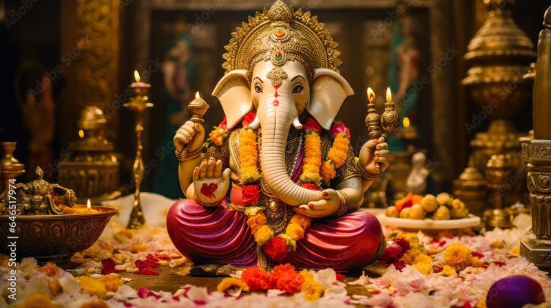 Ganesh Chaturthi Vibes Ganesh Ji Wallpaper