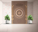 Gayatri Mantra Textured Om Wallpaper