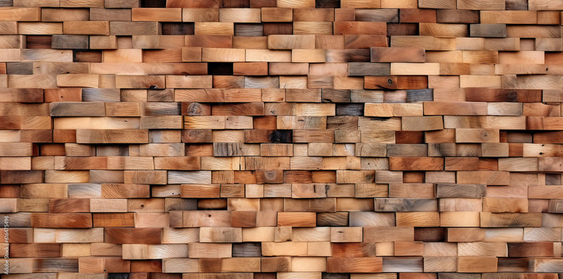 Glowing Brown Wooden Wallpaper