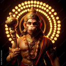 Glowing Lord Hanuman Ji Wallpaper