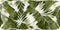 Green Leaves Painting Theme Boho Wallpaper