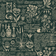 Green And Beige Retro Bar Wallpaper