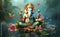 Greenery Ganesh Ji Wallpaper