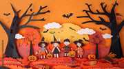 Halloween Vibes 3D Design Wallpaper