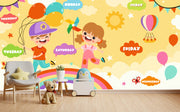 Happy Children On Sky Kids Wallpaper