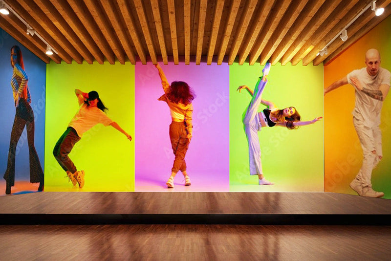 Hip Hop Dancers On Stage Wallpaper
