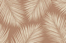 Illustrated Tropical Palm Tress Boho Wallpaper