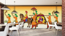 Indian Baraat Doli Theme Cafe Wallpaper