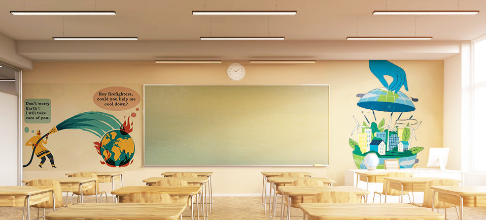 Inspire Learning Landscape School Wallpaper