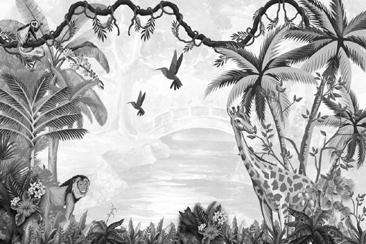 Jungle Vibes Tropical Wallpaper