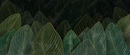 Leafy Pattern Tropical Wallpaper