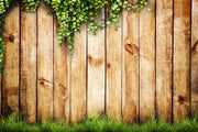 Leaves On Wood Wooden Wallpaper