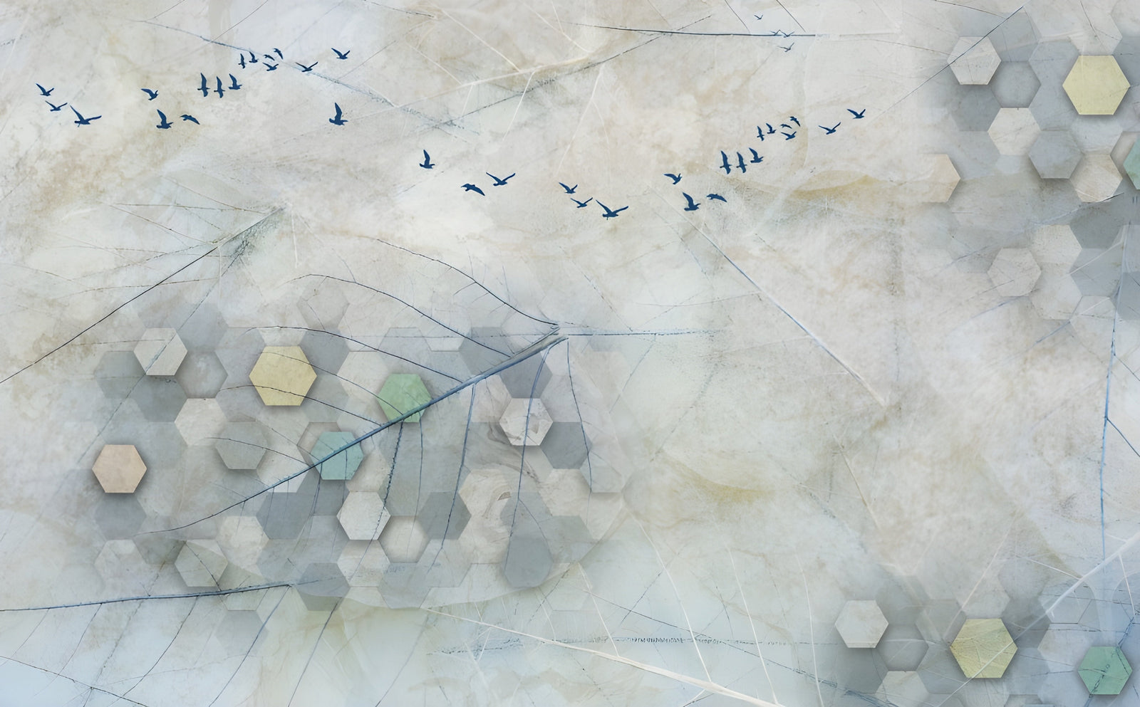 Living Room Abstract Wallpaper – Myindianthings