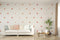 Living Room Triangle Pattern Abstract Wallpaper