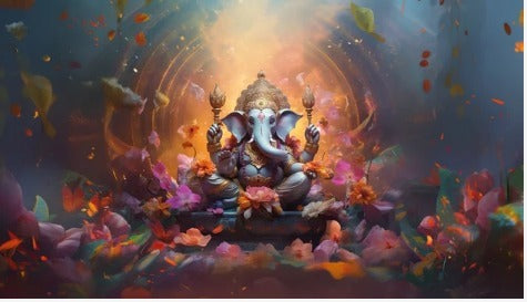 Lord Ganpati on Ganesh Chaturthi Wallpaper