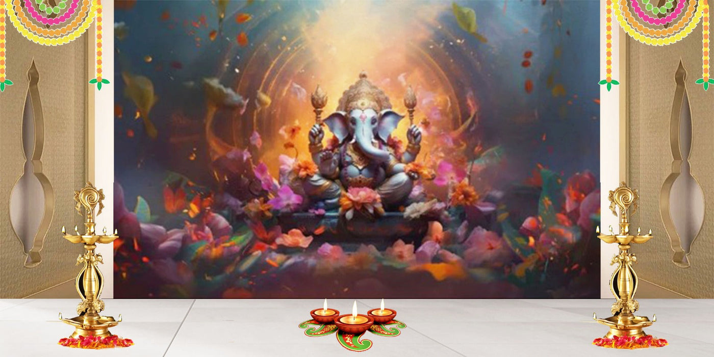 Lord Ganpati on Ganesh Chaturthi Wallpaper