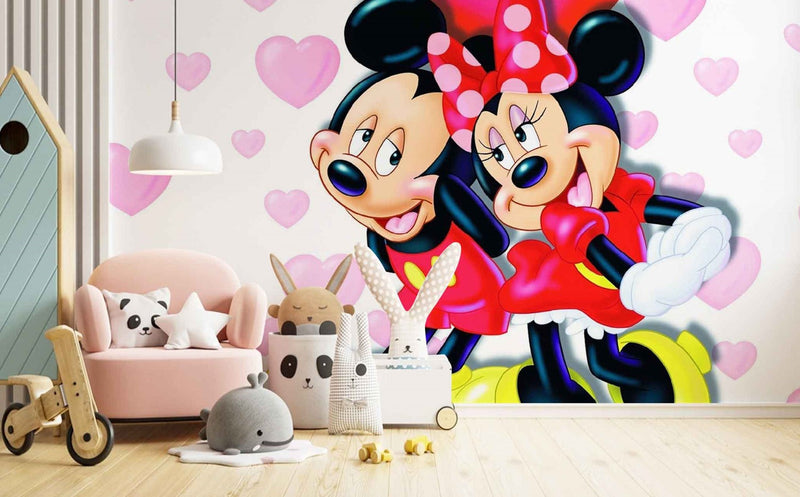 Lovely Mickey And Minie Disney Wallpaper