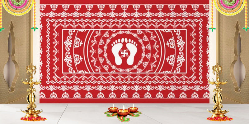 Maa Laxmi Footprint Wallpaper