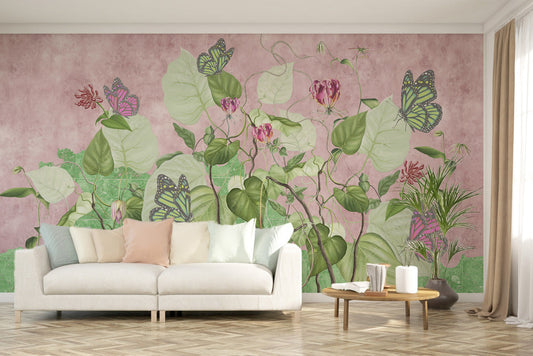 Magical Garden Look Floral Wallpaper