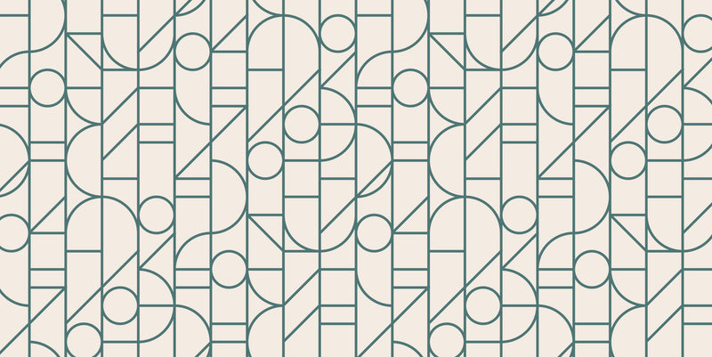 Minimal Seamless Pattern With Geometric Design Wallpaper