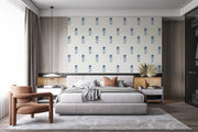 Modern Fabrics Floral Wallpaper
