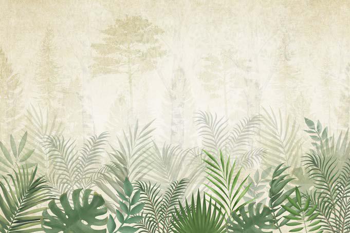 Monstera Deliciosa Theme Tropical Wallpaper