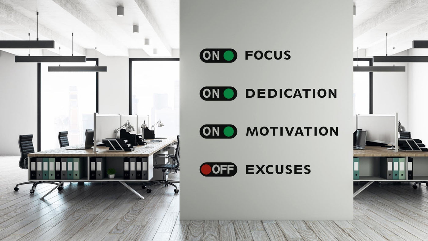 Motivational Theme Office Wallpaper