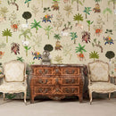 Multi Pattern Floral Wallpaper