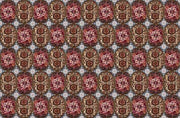 Multi Shapes Pattern Wooden Wallpaper