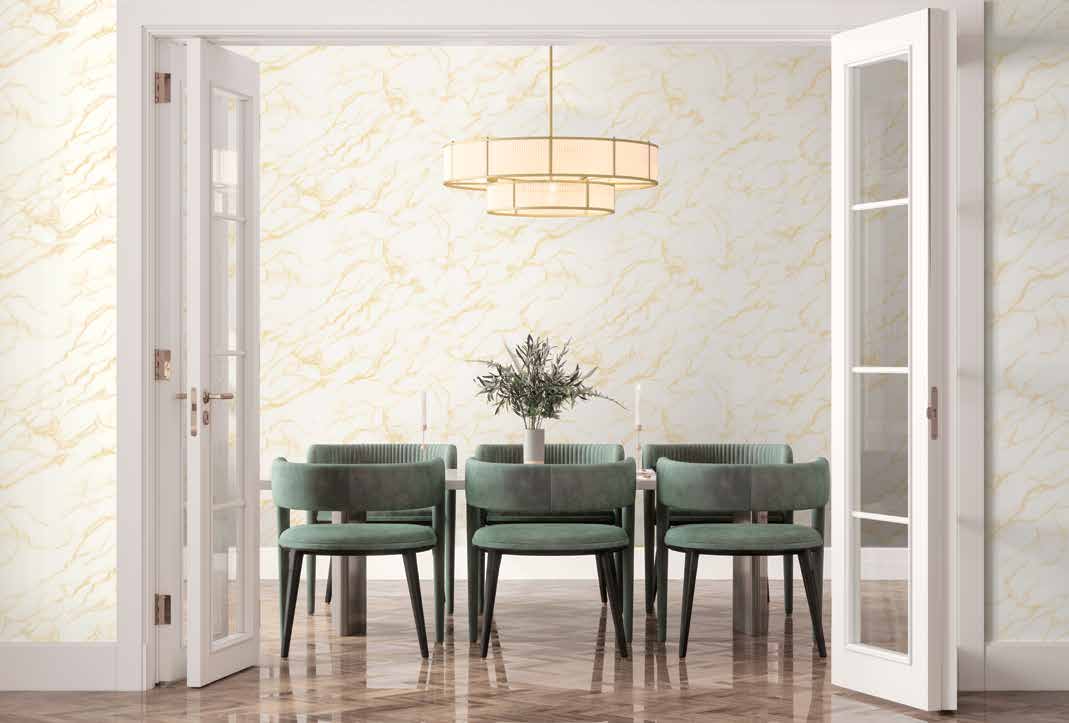 Glossy Marble Pattern Wallpaper Roll