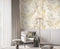 Golden Look Marble Pattern Wallpaper Roll