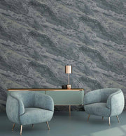 Abstract Grey Marble Pattern Wallpaper Roll