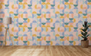 Pastel Elegance Abstract Pattern Geometric Wallpaper