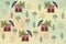 Peacock Pattern Chinoiserie Wallpaper