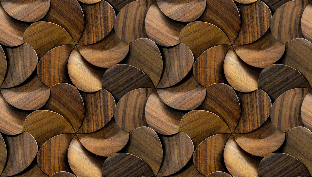 Pretty Pattern Wooden Wallpaper – Myindianthings