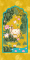 Realistic Cow Pichwai Theme God Wallpaper